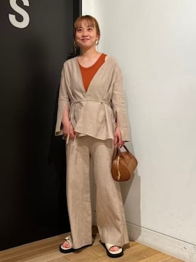 Demi-Luxe BEAMSさん(レディース・153cm)の春コーディネート
