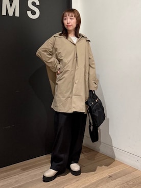 Demi-Luxe BEAMSさん（レディース・155cm）の冬コーディネート