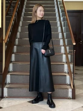 「TOFF&LOADSTONE（トフアンドロードストーン）のアイテム」を使った、Demi-Luxe BEAMSさん（レディース・159cm）の秋コーディネート