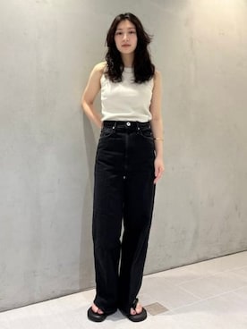 「アイテム（バングル/リストバンド）」を使った、Demi-Luxe BEAMSさん（レディース・157cm）の夏コーディネート