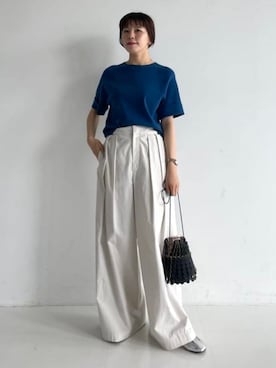 「シルバーシューズ」｜Demi-Luxe BEAMSさん（レディース・159cm）の夏コーディネート