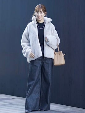 「TATRAS（タトラス）のアイテム（ブルゾン）」を使った、Demi-Luxe BEAMSさん（レディース・160cm）の夏コーディネート