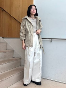 Demi-Luxe BEAMSさん（レディース・157cm）の冬コーディネート