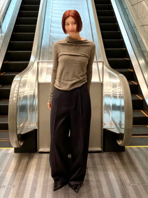 セール】【1/1値下げ】AK+1 / 1タック ウール ワイドパンツ（その他