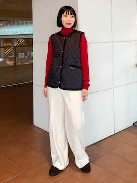 「Demi-Luxe BEAMS（デミルクス ビームス）のアイテム」を使った、Demi-Luxe BEAMSさん（レディース・157cm）の秋コーディネート