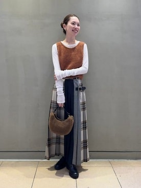 Demi-Luxe BEAMSさん（レディース・161cm）の秋コーディネート