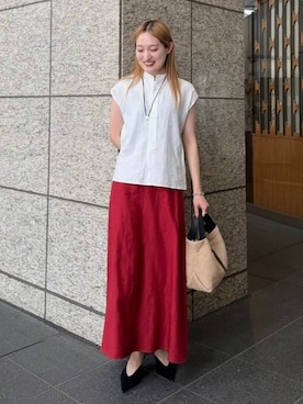 「TICCA（ティッカ）のアイテム」を使った、Demi-Luxe BEAMSさん（レディース・162cm）の夏コーディネート