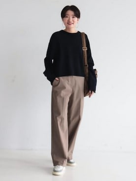 「Demi-Luxe BEAMS（デミルクス ビームス）のアイテム」を使った、Demi-Luxe BEAMSさん（レディース・162cm）の秋コーディネート