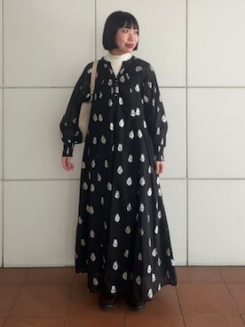 「NE QUITTEZ PAS!（ヌキテパ）のアイテム」を使った、Demi-Luxe BEAMSさん（レディース・157cm）の春コーディネート