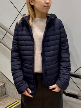 「アイテム（ダウンジャケット/コート）」を使った、Demi-Luxe BEAMSさん（レディース・160cm）の秋コーディネート