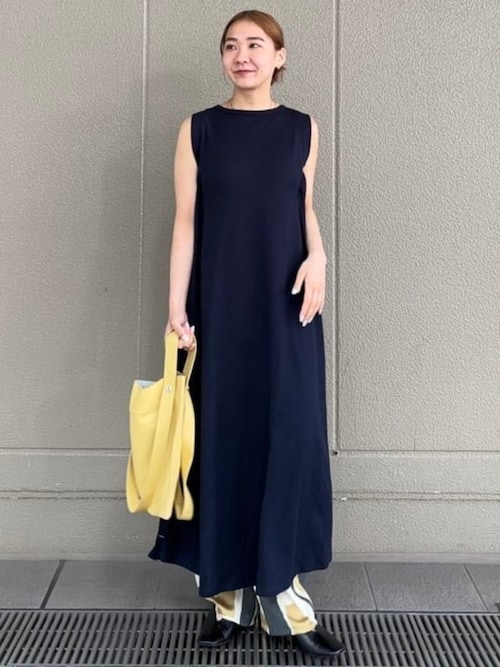 Demi-Luxe BEAMS AK+1 / コットンジャージフレア ワンピース Demi-Luxe BEAMS（デミルクス ビームス）の「AK+1 / コットン