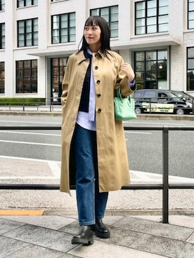 「きれいめカジュアル」｜「アイテム（その他アウター）」を使った、Demi-Luxe BEAMSさん（レディース・162cm）の秋コーディネート