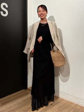 「SLOANE（スローン）のアイテム」を使った、Demi-Luxe BEAMSさん（レディース・170cm）の夏コーディネート