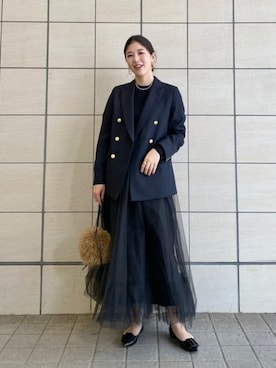 Demi-Luxe BEAMSさん(レディース・163cm)の秋コーディネート