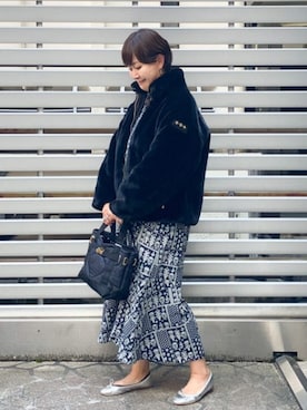 「TATRAS（タトラス）のアイテム（ブルゾン）」を使った、Demi-Luxe BEAMSさん（レディース・163cm）の夏コーディネート