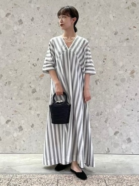 Demi-Luxe BEAMSさん（レディース・154cm）の春コーディネート