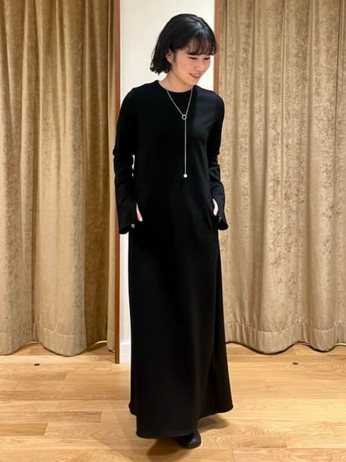 Demi-Luxe BEAMS ブラックワンピース Demi-Luxe BEAMS ワンピース 「セレモニー・フォーマル
