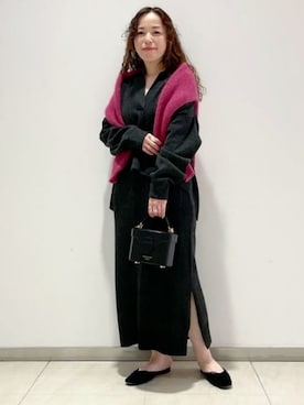 Demi-Luxe BEAMSさん(レディース・158cm)の冬コーディネート