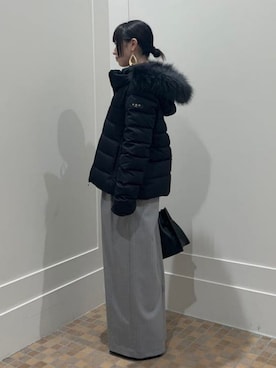 「アイテム（ダウンジャケット/コート）」を使った、Demi-Luxe BEAMSさん（レディース・149cm）の秋コーディネート