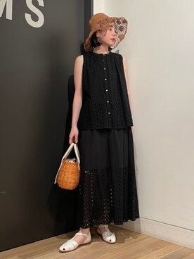Demi-Luxe BEAMSさん（レディース・162cm）の夏コーディネート