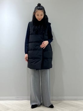 Demi-Luxe BEAMSさん（レディース・166cm）の冬コーディネート