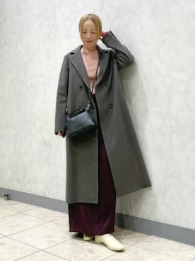 Demi-Luxe BEAMSさん（レディース・158cm）の冬コーディネート