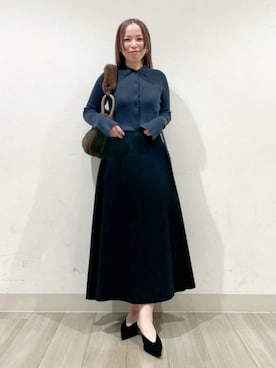 Demi-Luxe BEAMSさん（レディース・158cm）の冬コーディネート