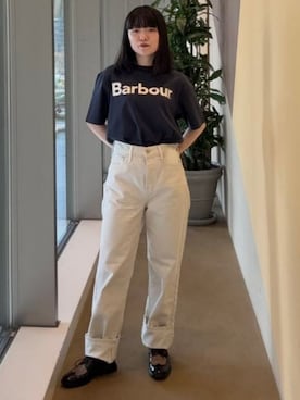 「バブアー」｜Demi-Luxe BEAMSさん（レディース・150cm）の春コーディネート