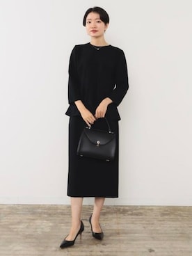 Demi-Luxe BEAMSさん（レディース・162cm）の冬コーディネート