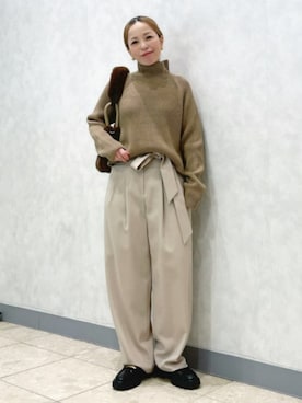 Demi-Luxe BEAMSさん（レディース・158cm）の冬コーディネート