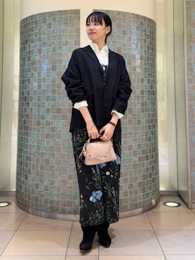 「TICCA（ティッカ）のアイテム」を使った、Demi-Luxe BEAMSさん（レディース・156cm）の冬コーディネート