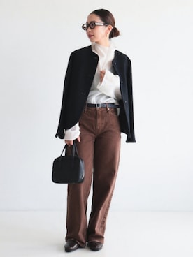 「Demi-Luxe BEAMS（デミルクス ビームス）のアイテム」を使った、Demi-Luxe BEAMSさん（レディース・160cm）の秋コーディネート