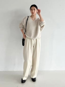 Demi-Luxe BEAMSさん(レディース・157cm)の冬コーディネート