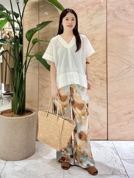 Demi-Luxe BEAMSさん(レディース・162cm)の夏コーディネート