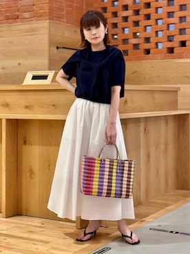 Demi-Luxe BEAMSさん(レディース・159cm)の夏コーディネート