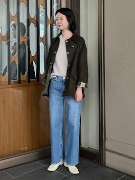 「アイテム（ベスト）」を使った、Demi-Luxe BEAMSさん（レディース・176cm）の夏コーディネート
