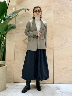 2ボタン ダブルブレスト ジャケットを使った人気ファッション