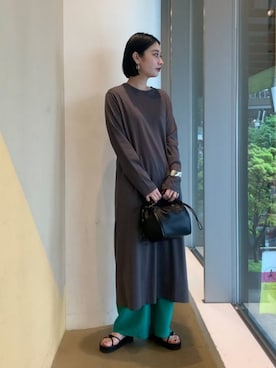 Demi-Luxe BEAMSさん（レディース・165cm）の春コーディネート