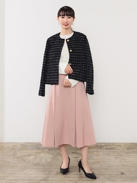 Demi-Luxe BEAMSさん（レディース・158cm）の冬コーディネート