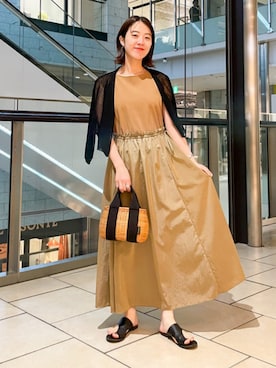 Demi-Luxe BEAMS / ドロストコンビ ワンピースを使った人気