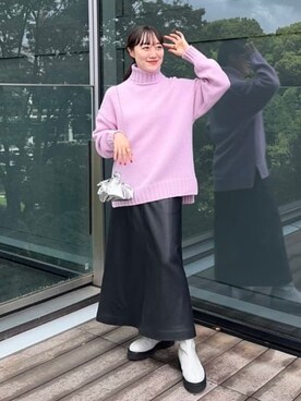 Demi-Luxe BEAMSさん(レディース・158cm)の秋コーディネート