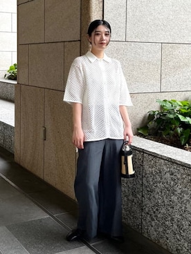 Demi-Luxe BEAMSさん（レディース・165cm）の夏コーディネート