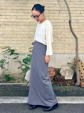 Demi-Luxe BEAMSさん（レディース・158cm）の秋コーディネート