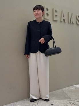 「Demi-Luxe BEAMS（デミルクス ビームス）のアイテム」を使った、Demi-Luxe BEAMSさん（レディース・159cm）の秋コーディネート