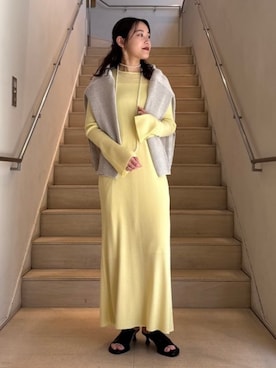 「タイトシルエット」｜Demi-Luxe BEAMSさん（レディース・157cm）の春コーディネート