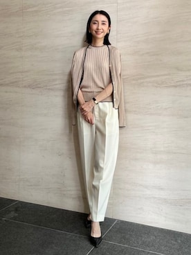 「EFFE BEAMS（エッフェビームス）のアイテム」を使った、Demi-Luxe BEAMSさん（レディース・169cm）の秋コーディネート