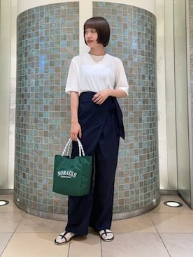 Demi-Luxe BEAMSさん（レディース・154cm）の夏コーディネート