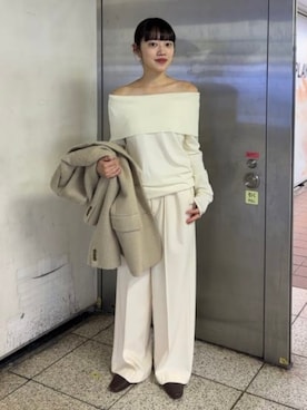 Demi-Luxe BEAMSさん（レディース・152cm）の冬コーディネート