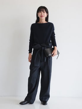 「アイテム（つなぎ/オールインワン）」を使った、Demi-Luxe BEAMSさん（レディース・165cm）の冬コーディネート