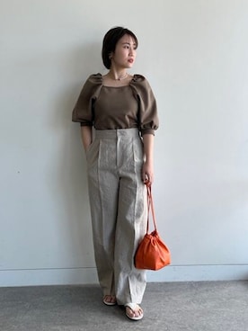 Demi-Luxe BEAMSさん(レディース・157cm)の春コーディネート